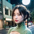 乳見せタートルネック 10枚目