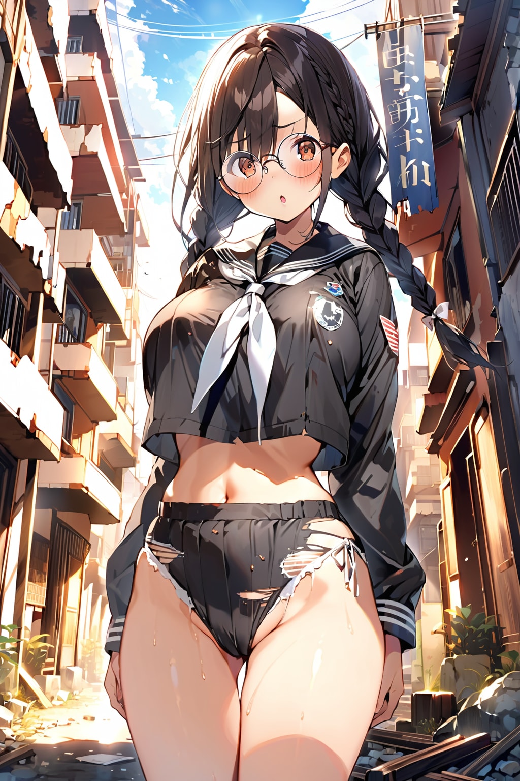 荒廃した世界で