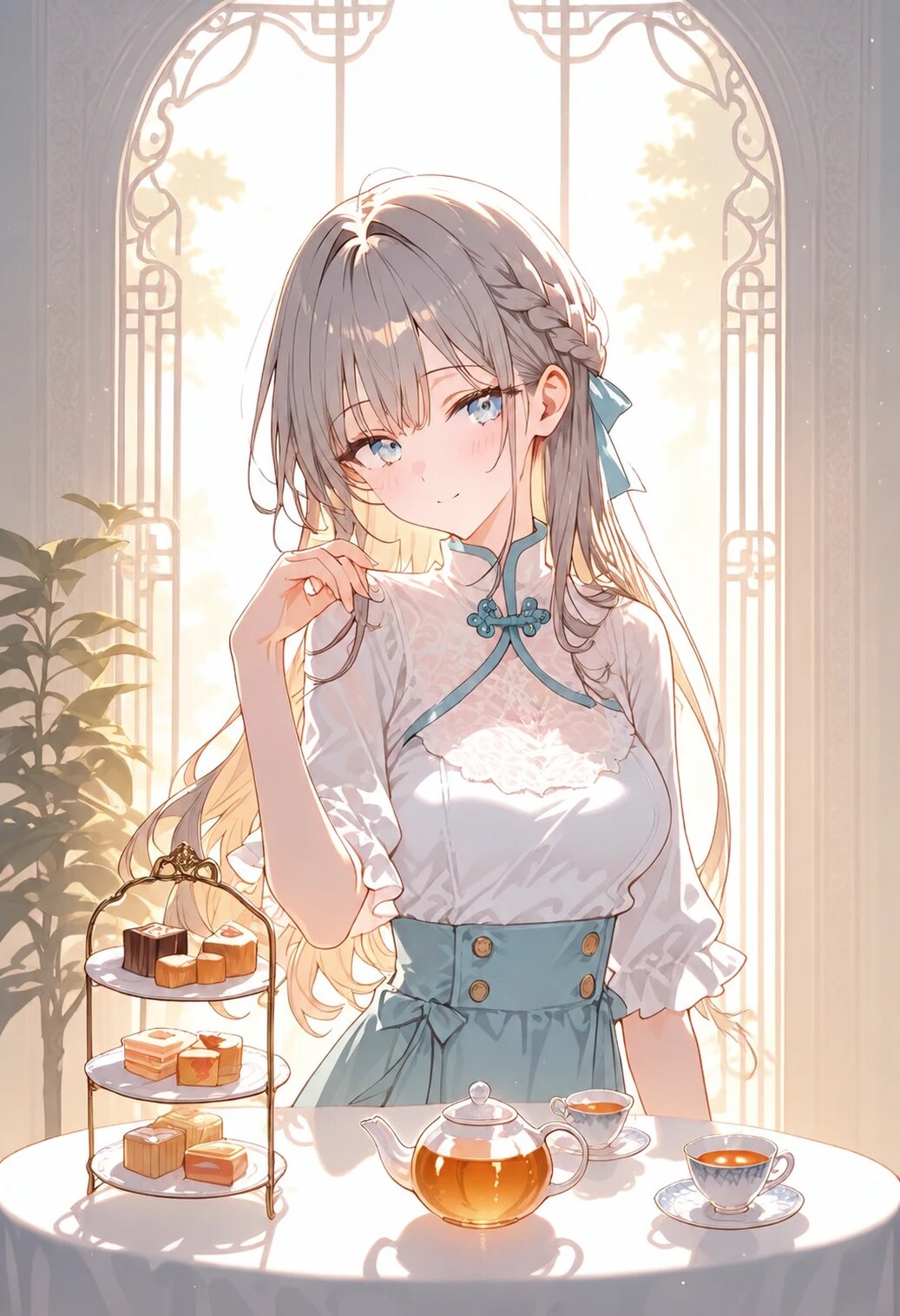 朝早いですけど、私のお茶会へようこそ！