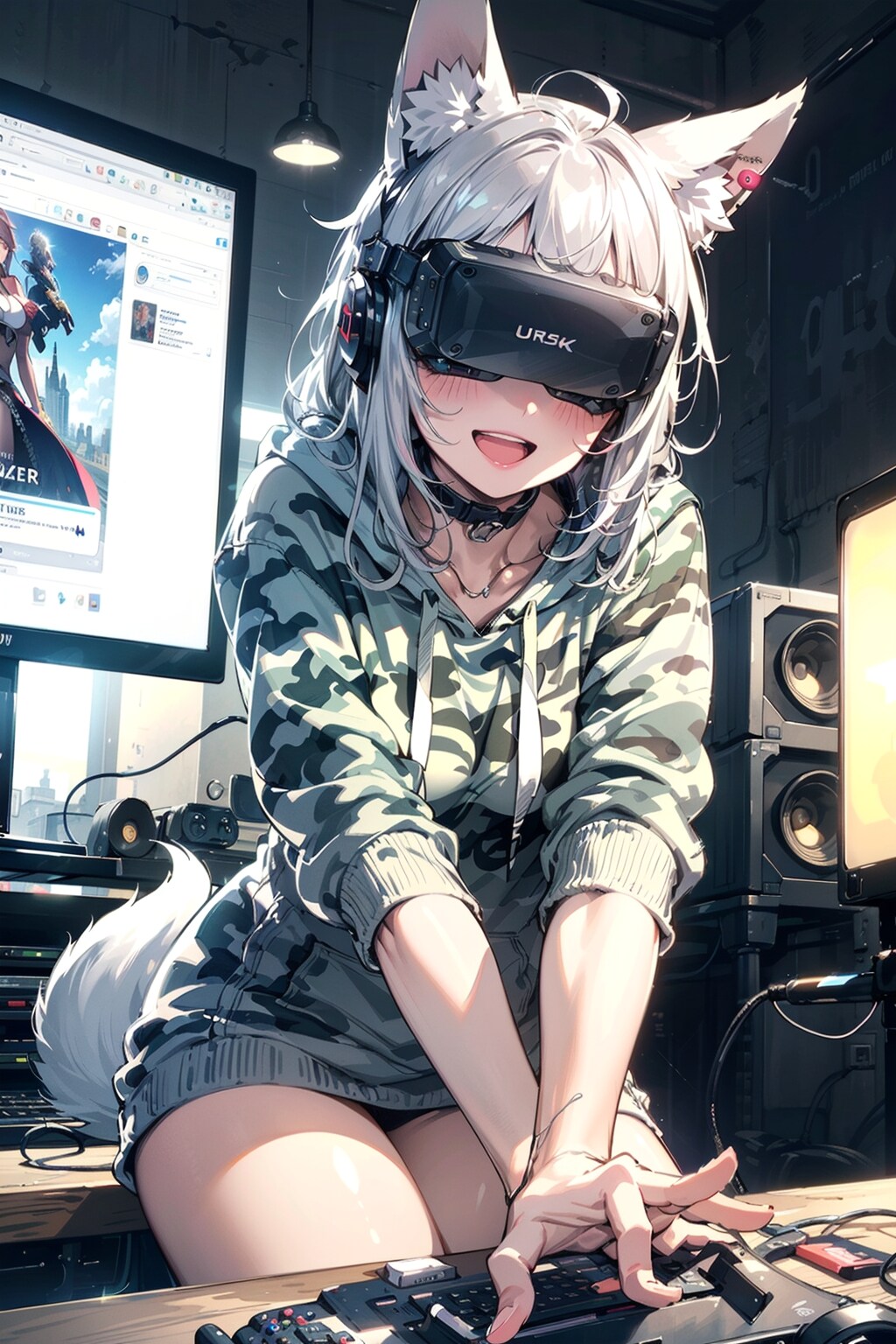 凄い✨これがVRか❗🐺