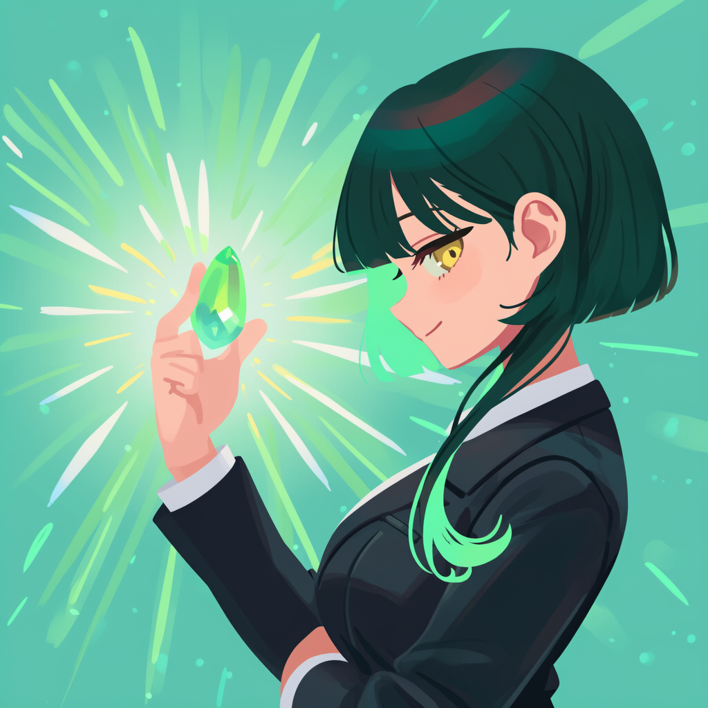 宝石を愛でる　Peridot