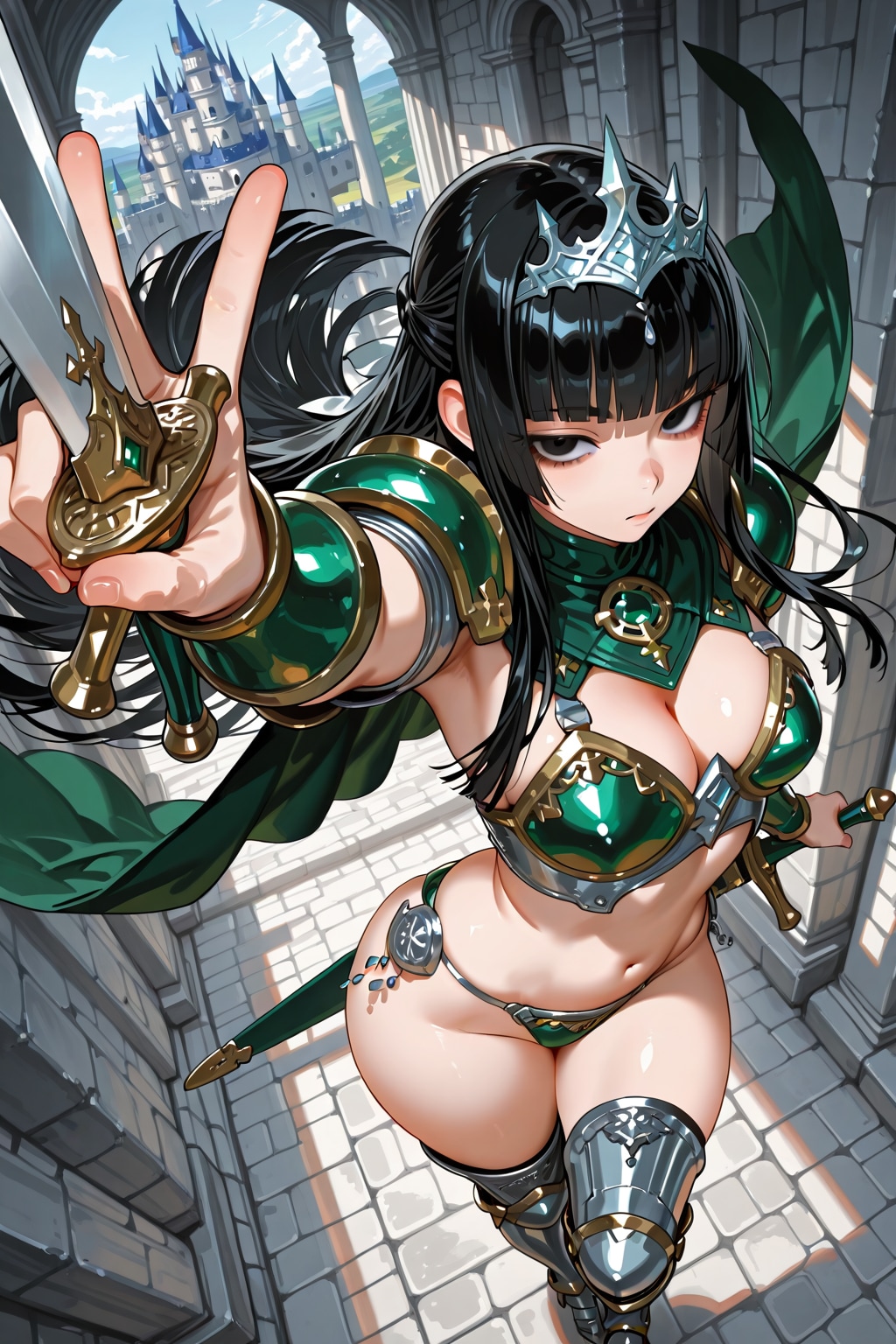 凱旋する姫騎士