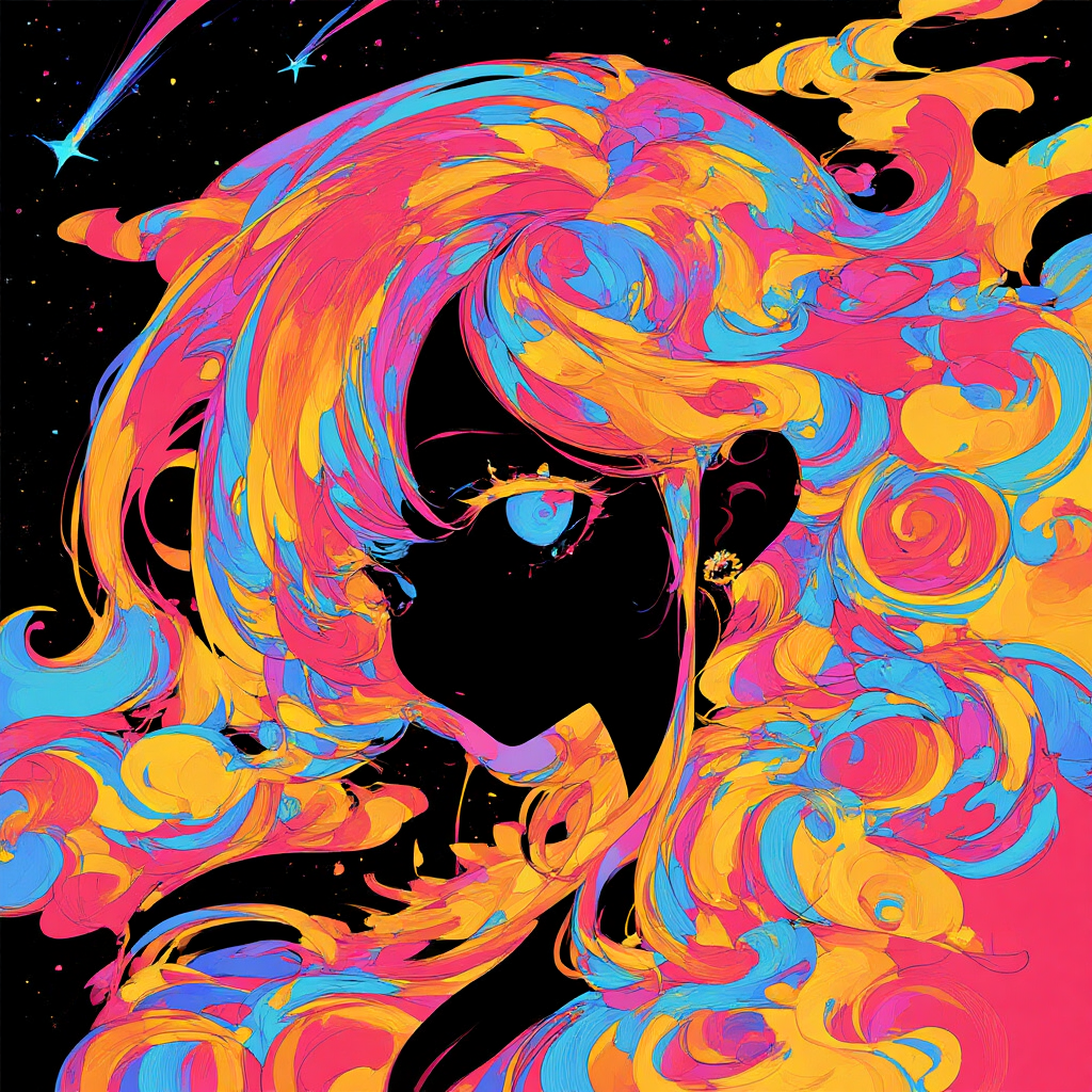 カラフルヘアー