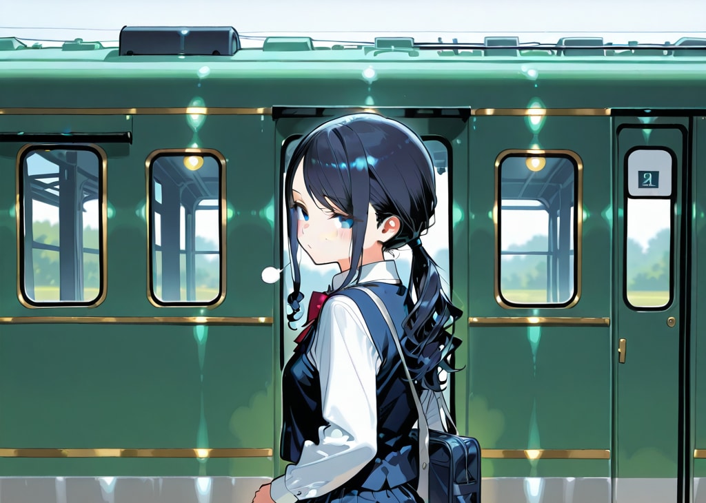 習作／電車が来た