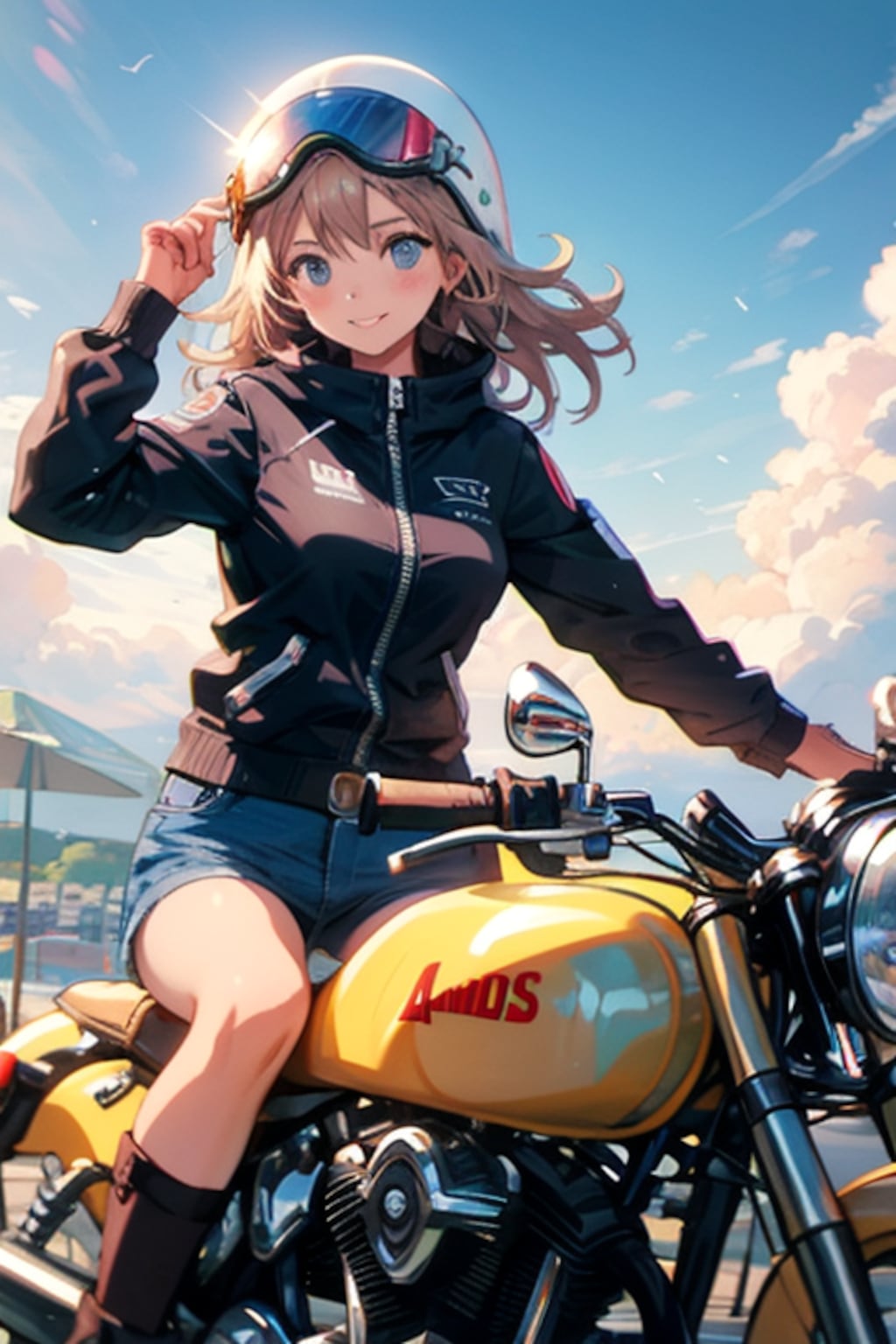 バイク好き彼女