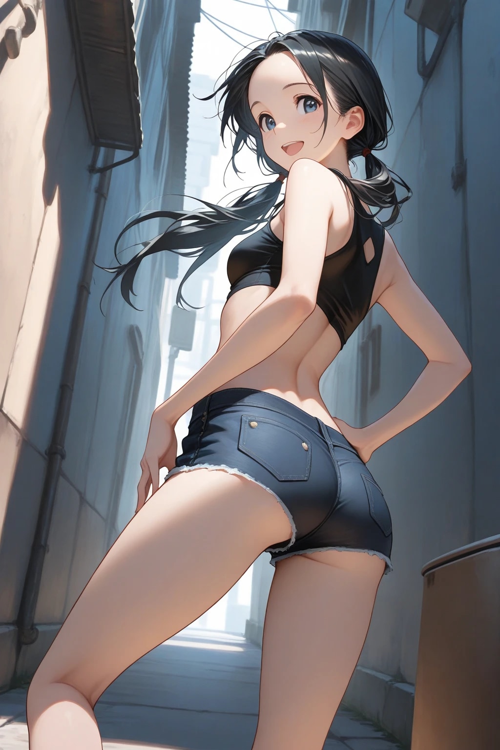 路地裏の娘たち