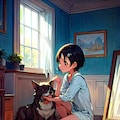 千枝とわんこ 3枚目