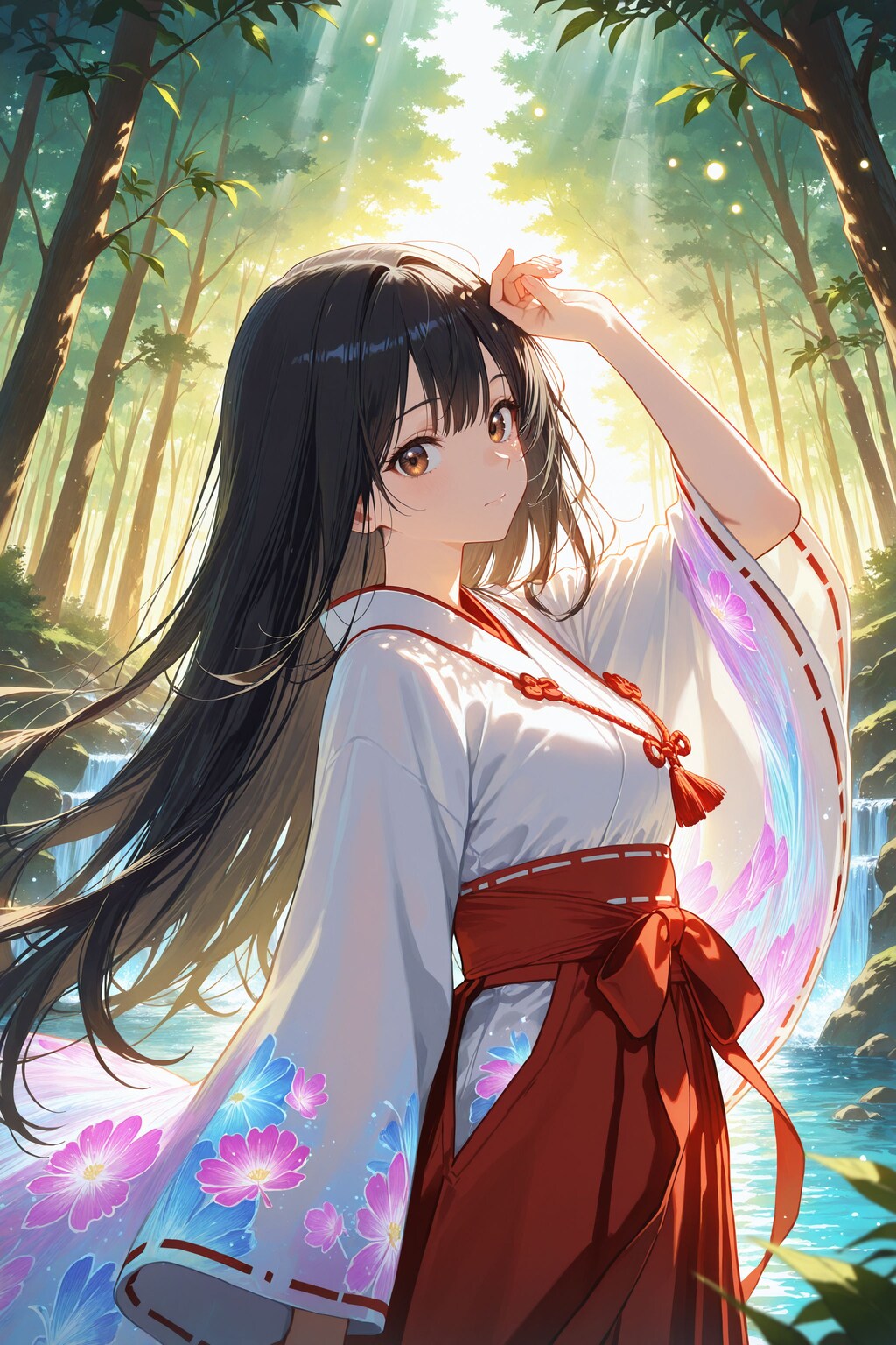 異世界神社の巫女さん（神楽さん）