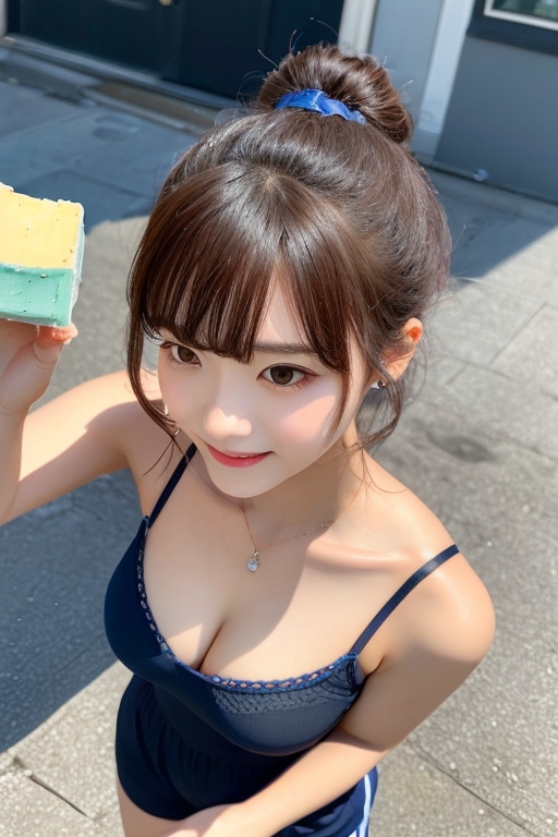 お兄ちゃん、洗車手伝う？