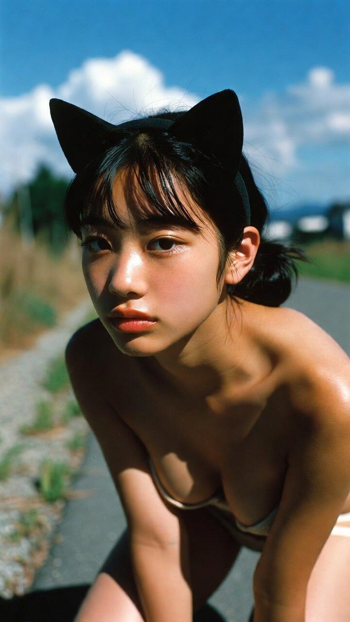 Grok 野良猫少女