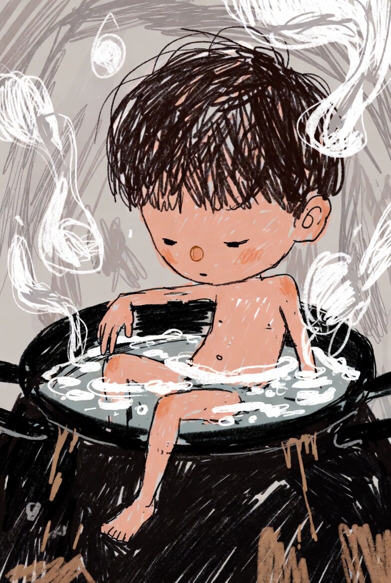 茹でた孫