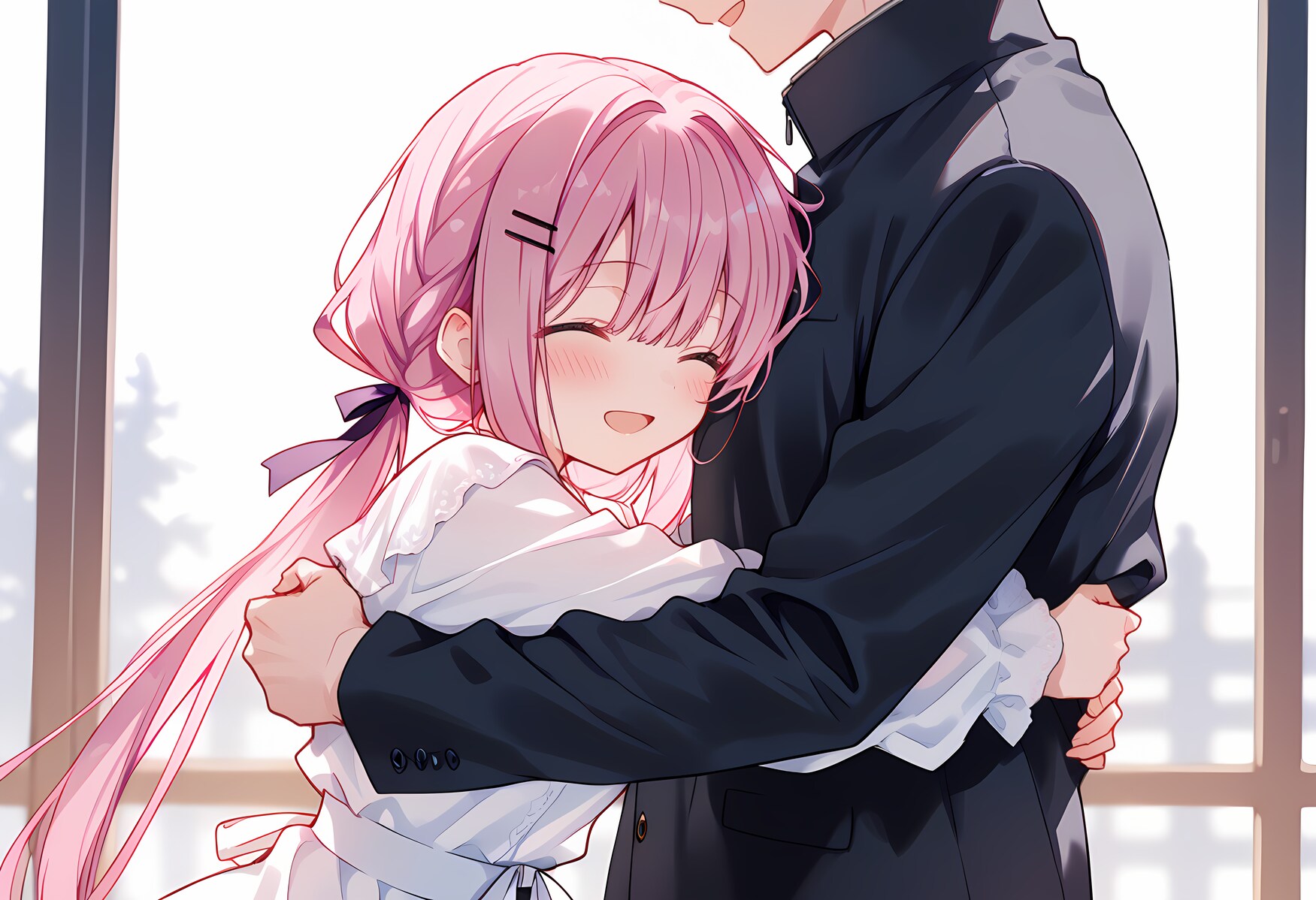 桃香「ぎゅー！」 | の人気AIイラスト・グラビア