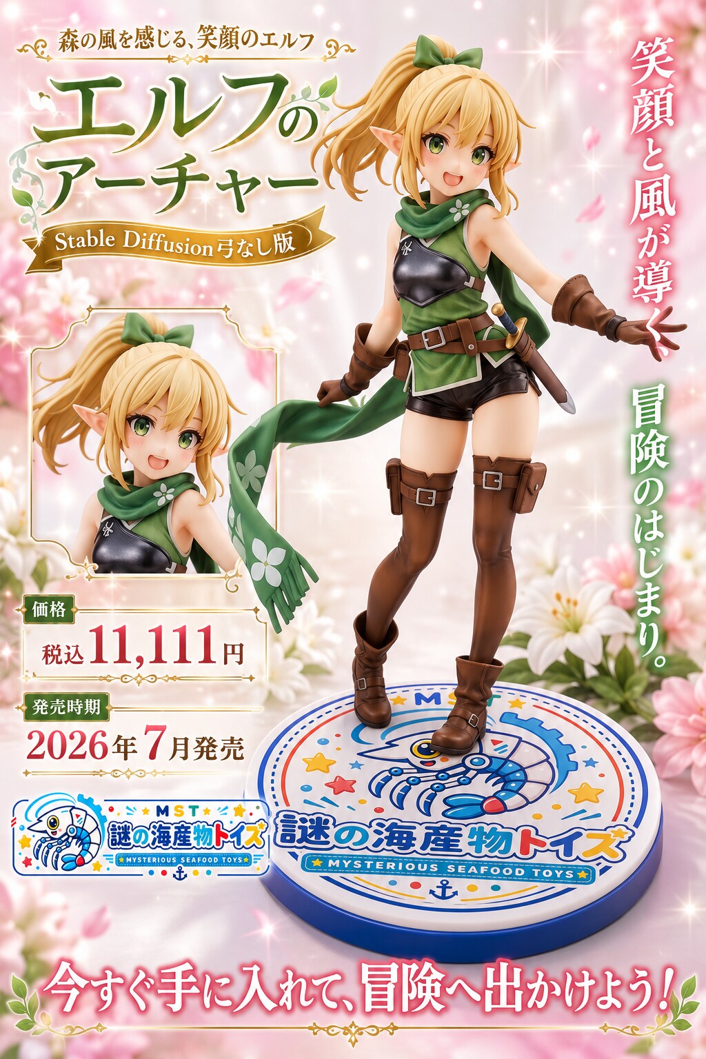 【実験】エルフのアーチャー