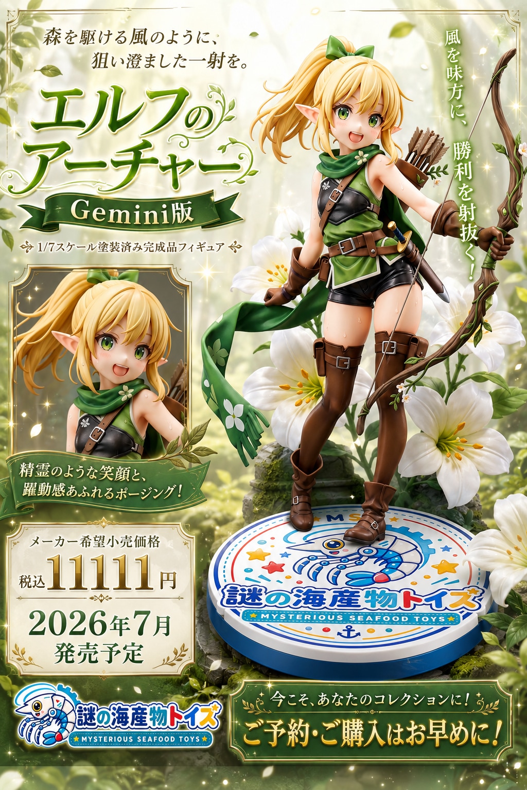 【実験】エルフのアーチャー