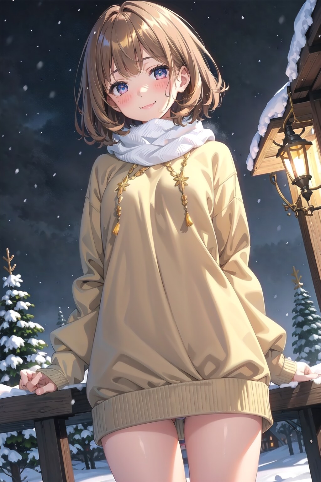 雪の日デート③