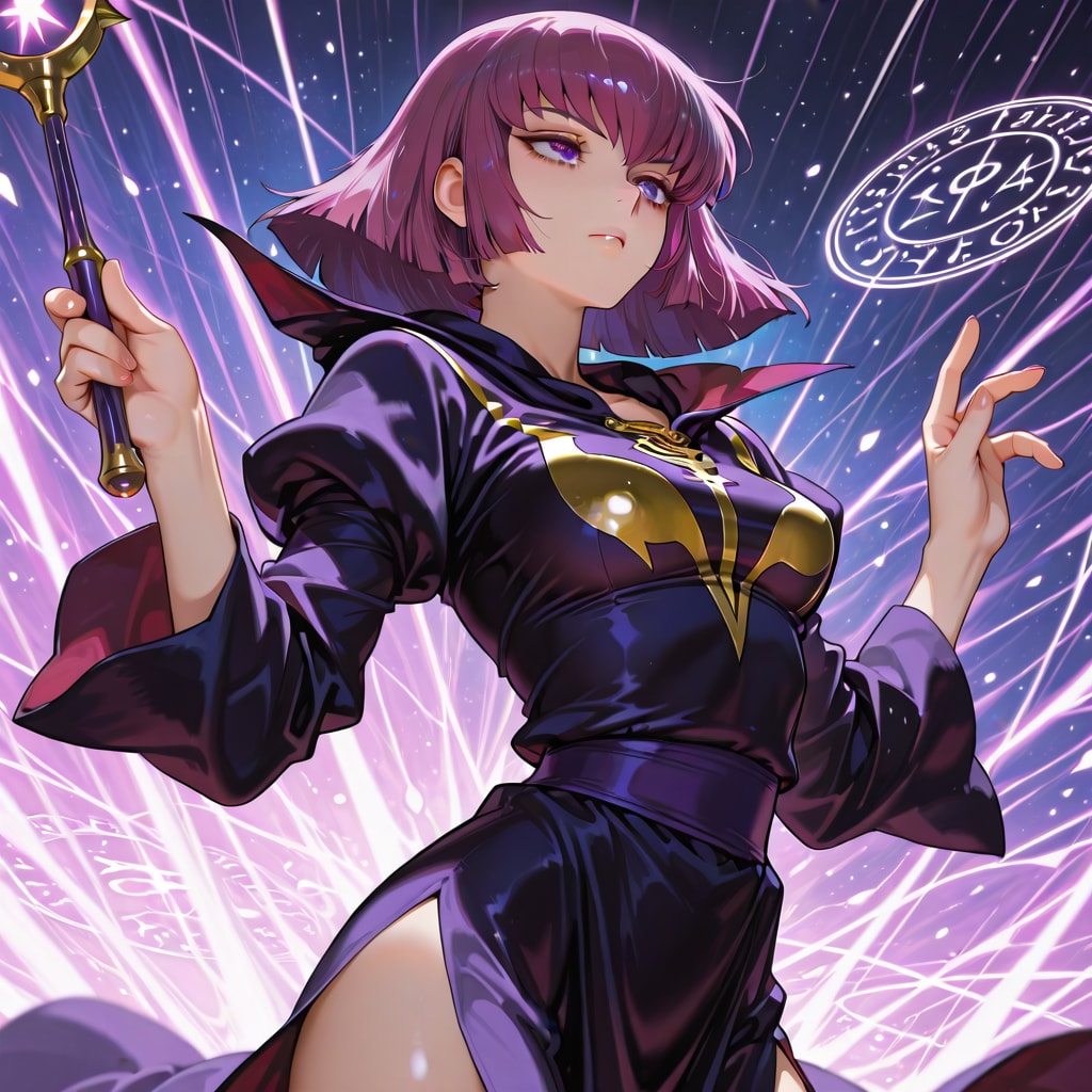 魔導士ハマーン様。 | の人気AIイラスト・グラビア