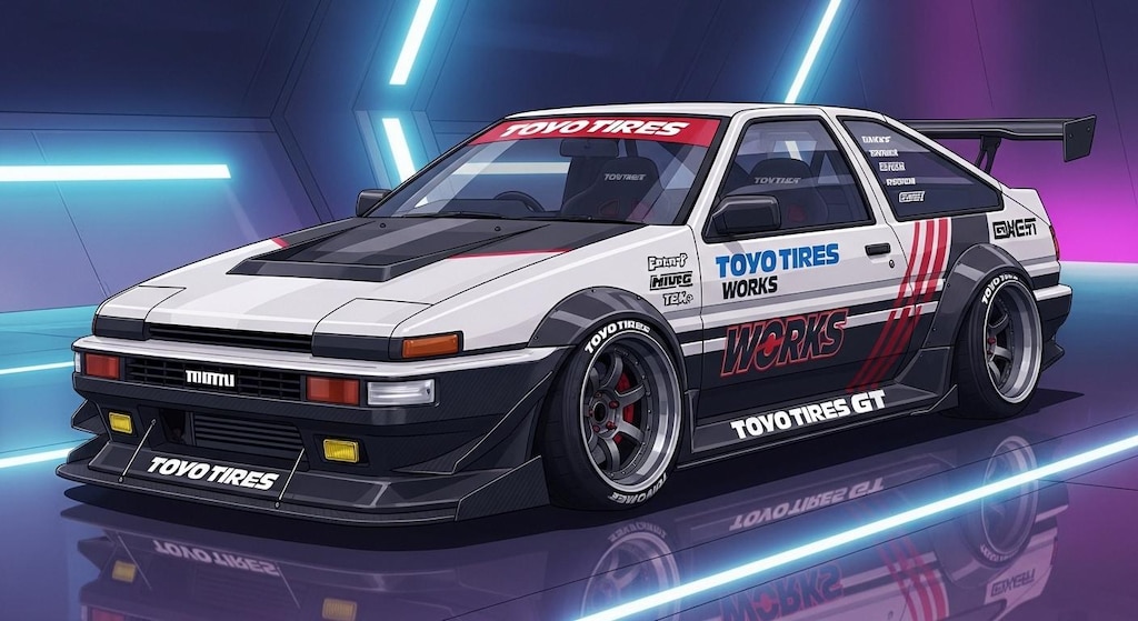トーヨータイヤAE86
