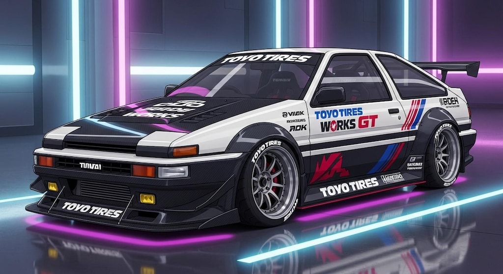 トーヨータイヤAE86