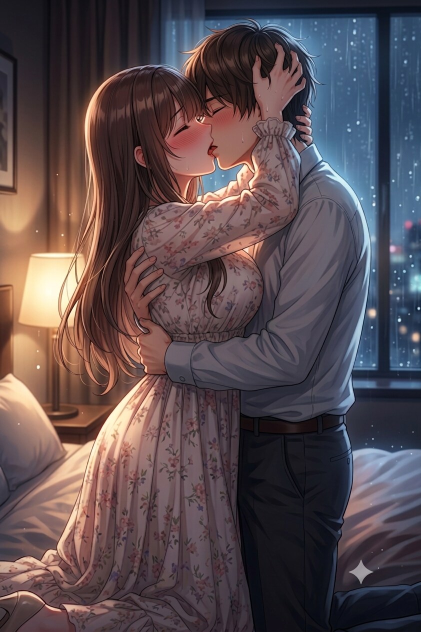 濃厚なキス