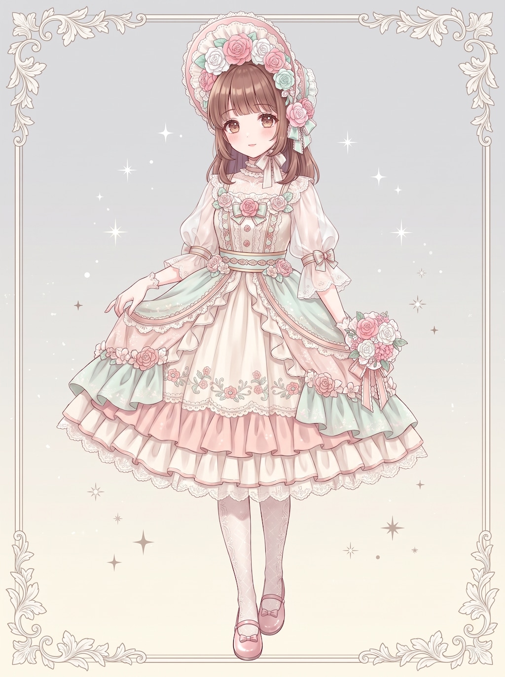 花冠綺羅少女