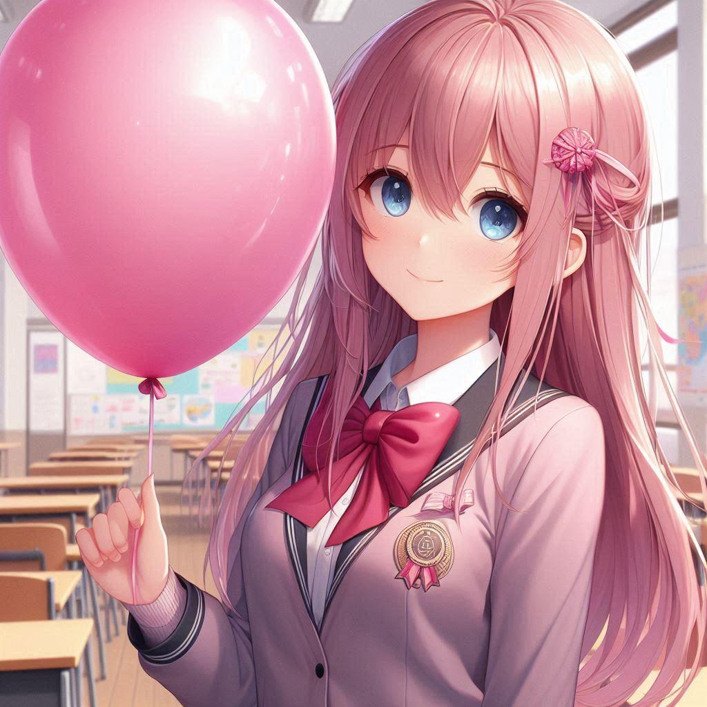 この風船をじっと見て♡ あなたは風船が好きになーる♡ 女の子よりも風船が好きになーる♡