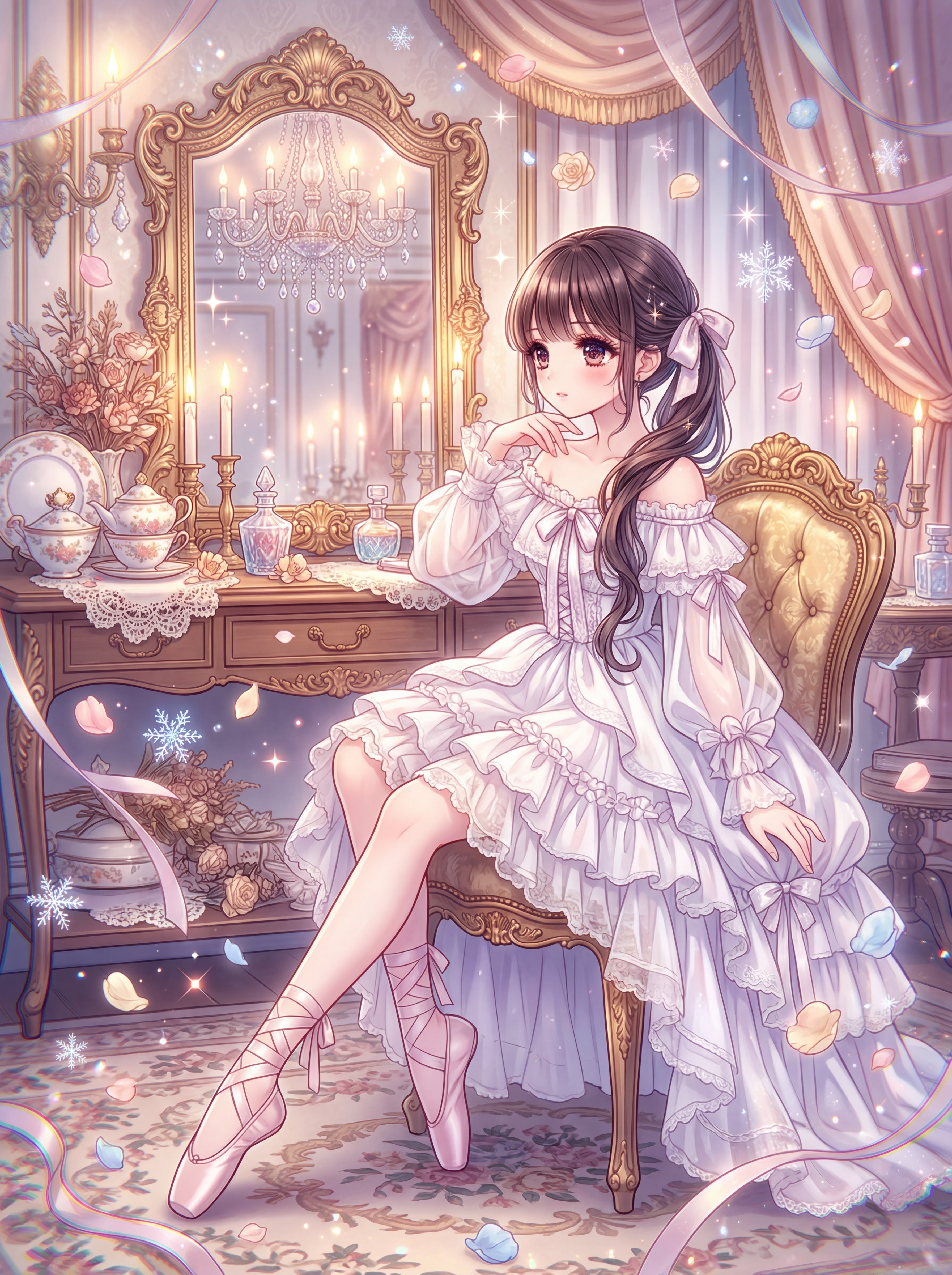 夢鏡の白舞姫 | の人気AIイラスト・グラビア