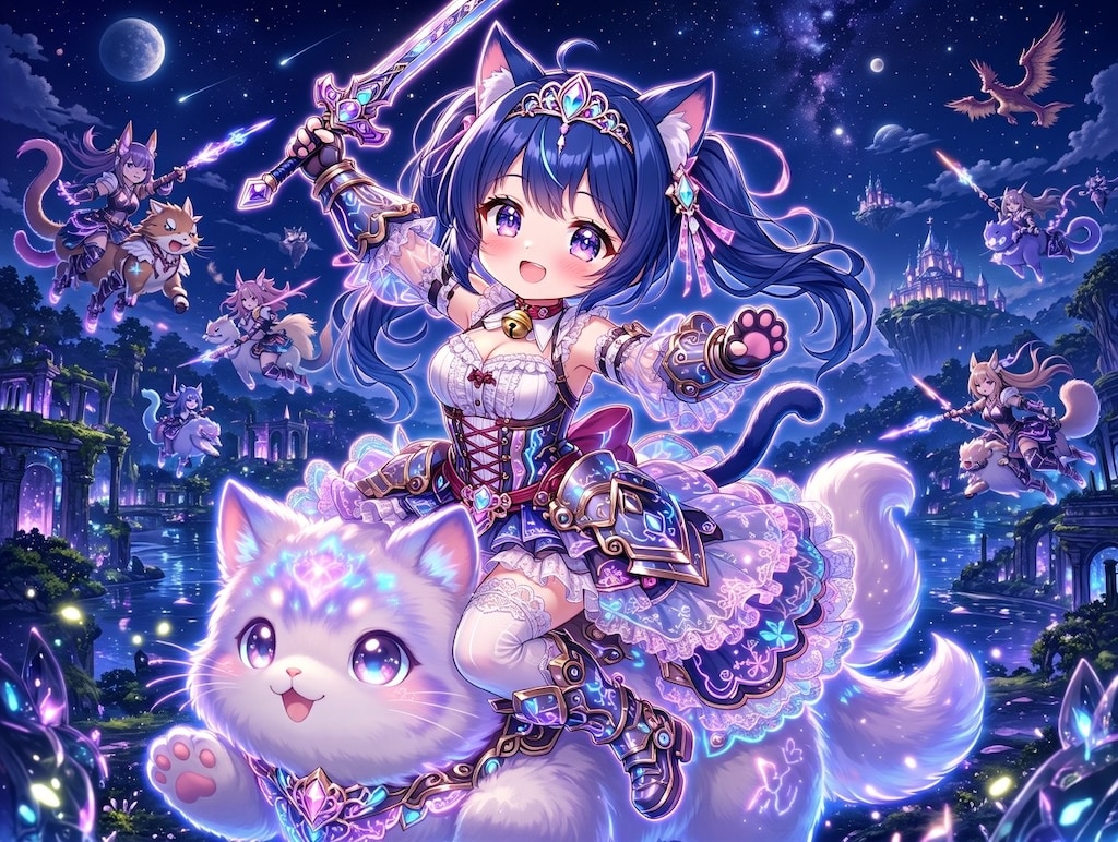 青ツイにゃん姫騎士
