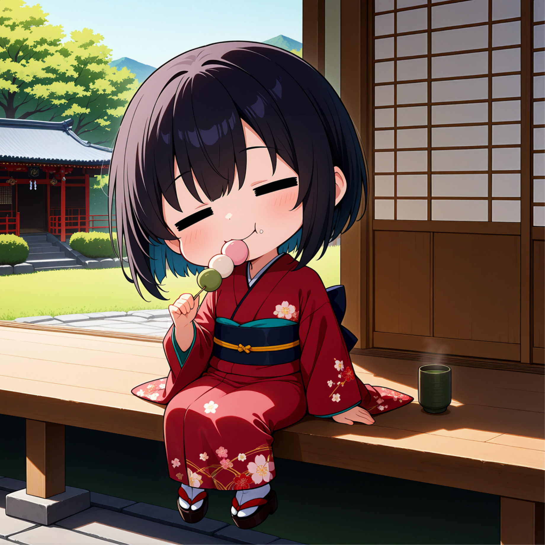 団子休憩 | の人気AIイラスト・グラビア