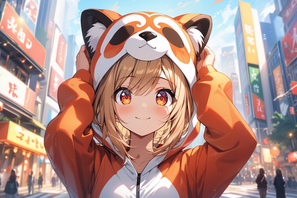 3枚] 控えめな威嚇 レッサーパンダ