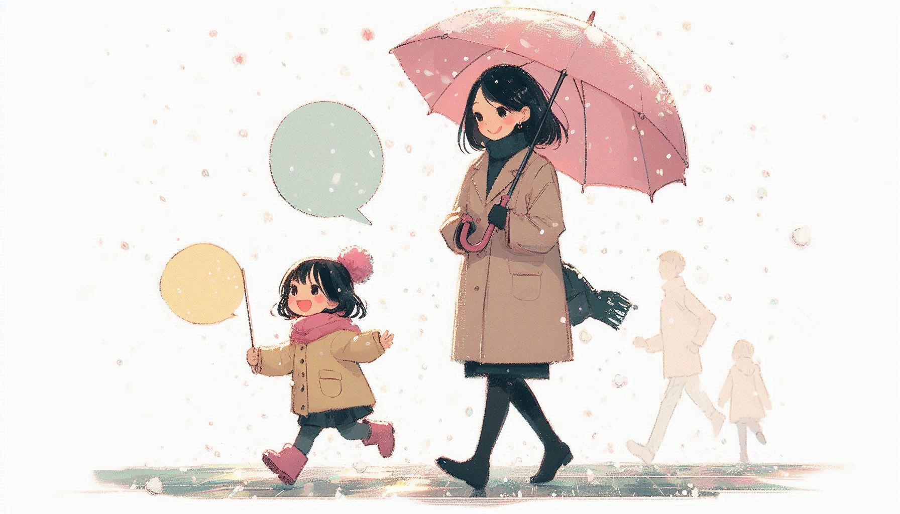 なぜにコドモはあんなに雪が好きなのか･･･☃ | の人気AIイラスト・グラビア