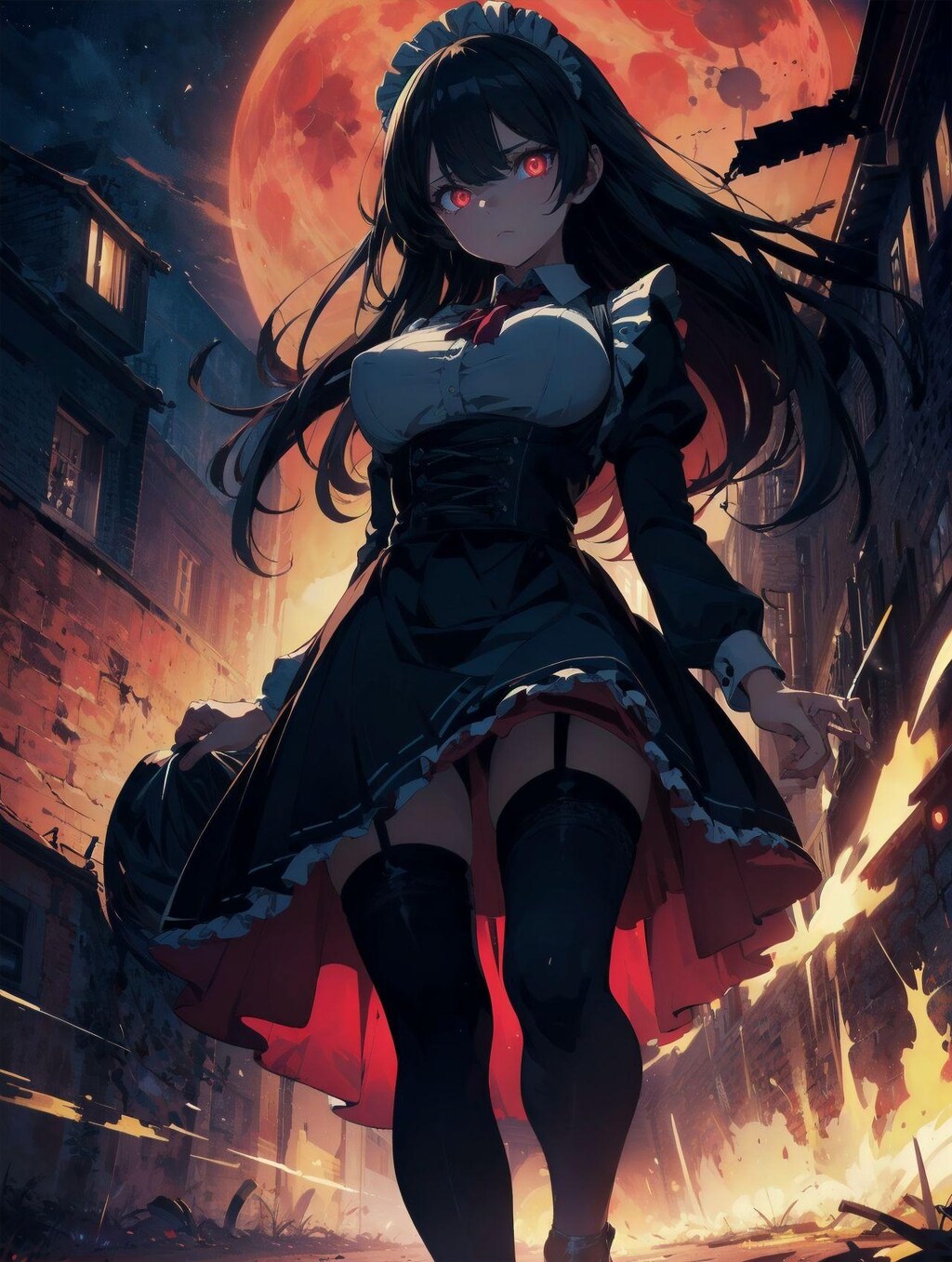 闇堕ちメイドさん