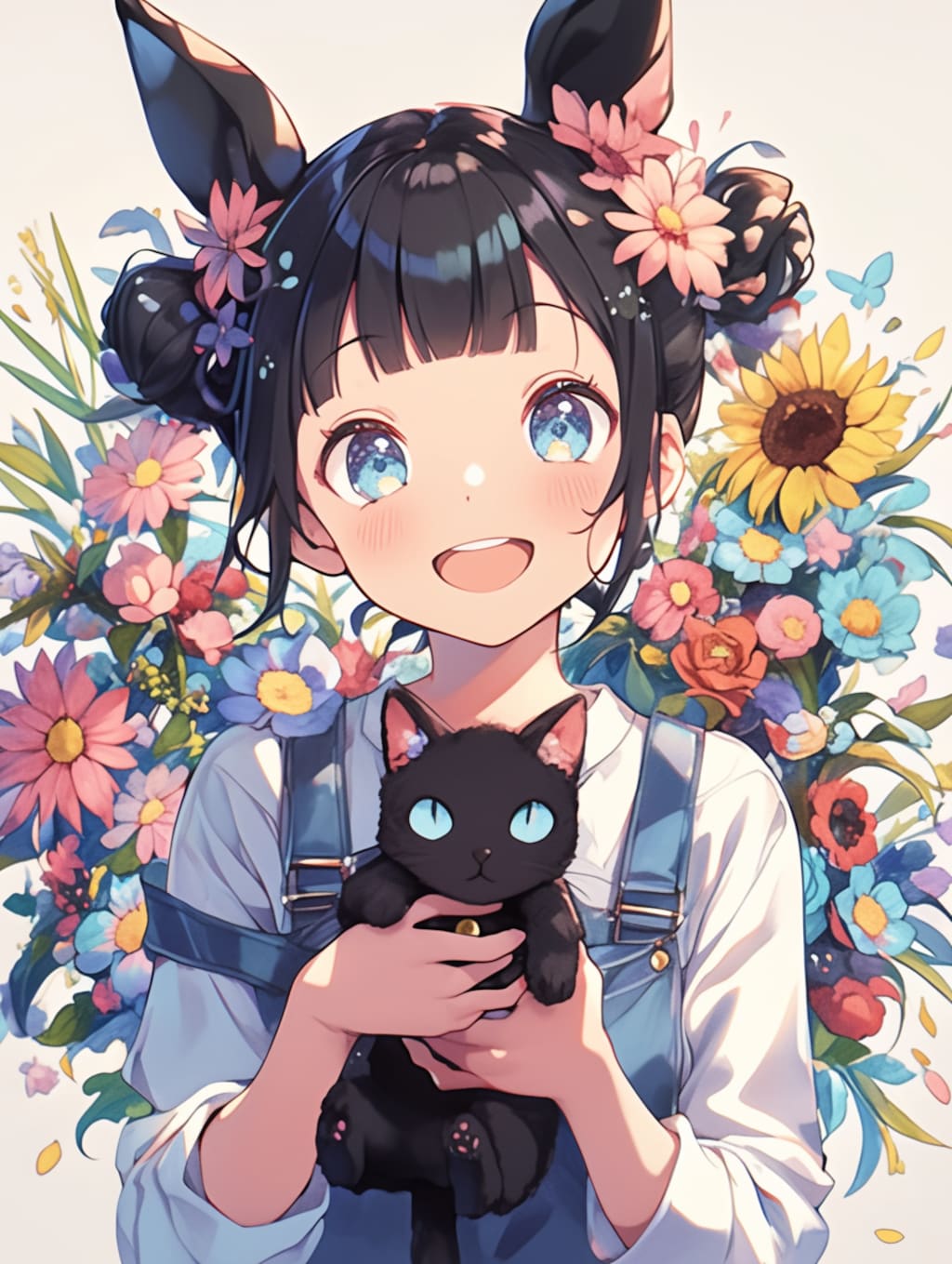 猫🐈とおだんごちゃん🍡✨228