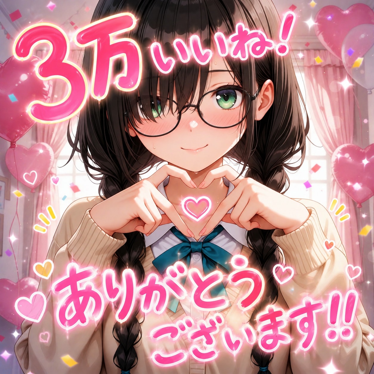 3万いいねありがとうございます✨