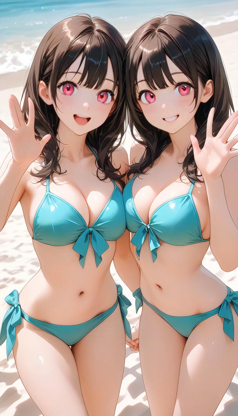 姉妹の夏休み