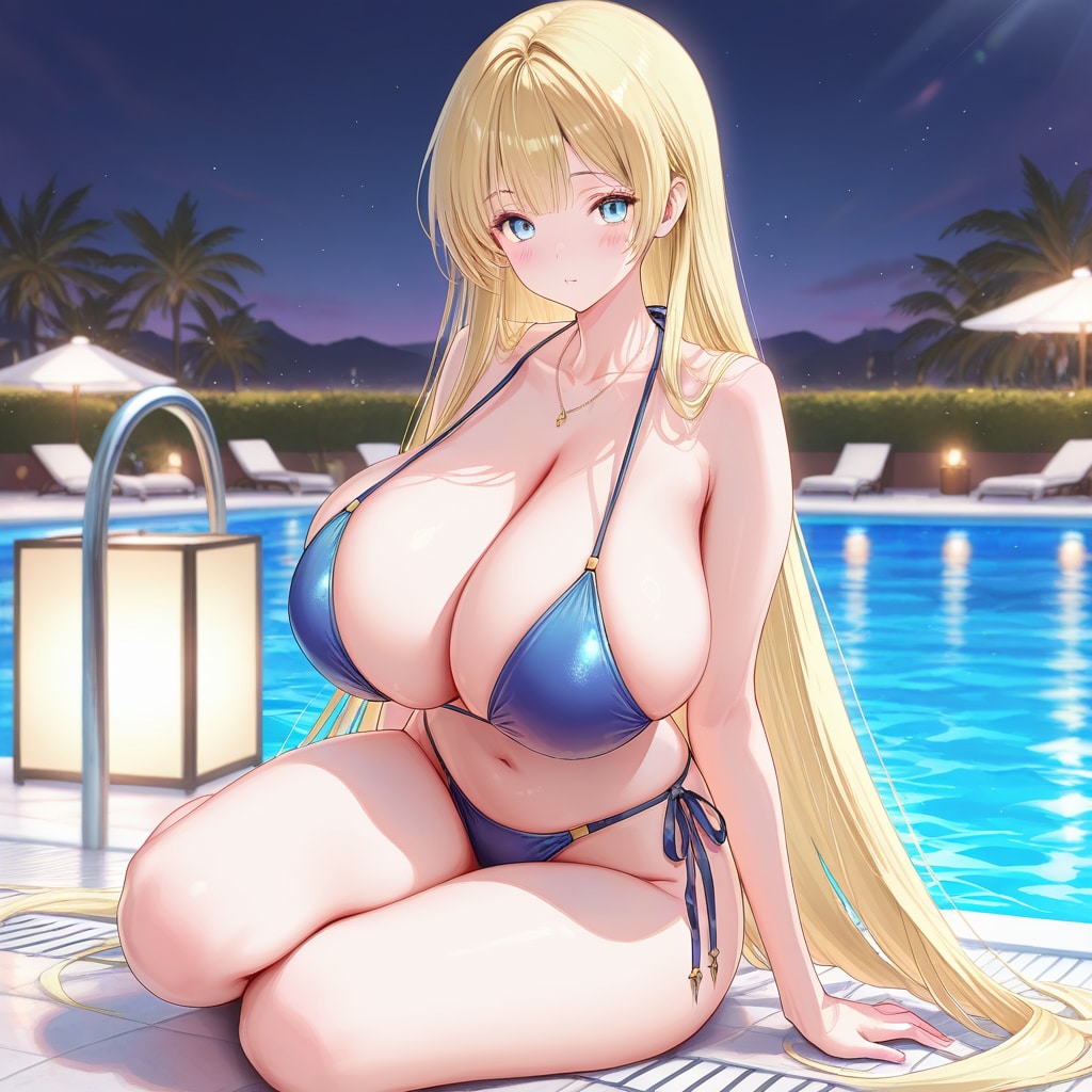 金髪ビキニ