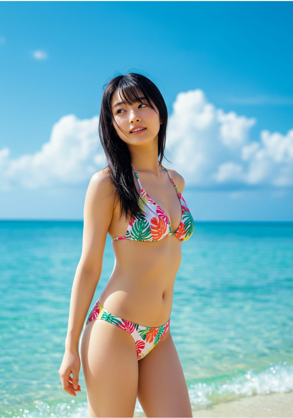 ImageFXで彼女の水着姿２