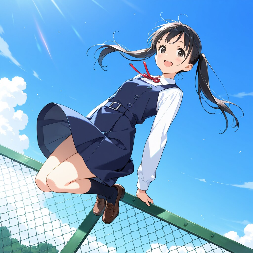 ここ見晴らしいいんだよ
