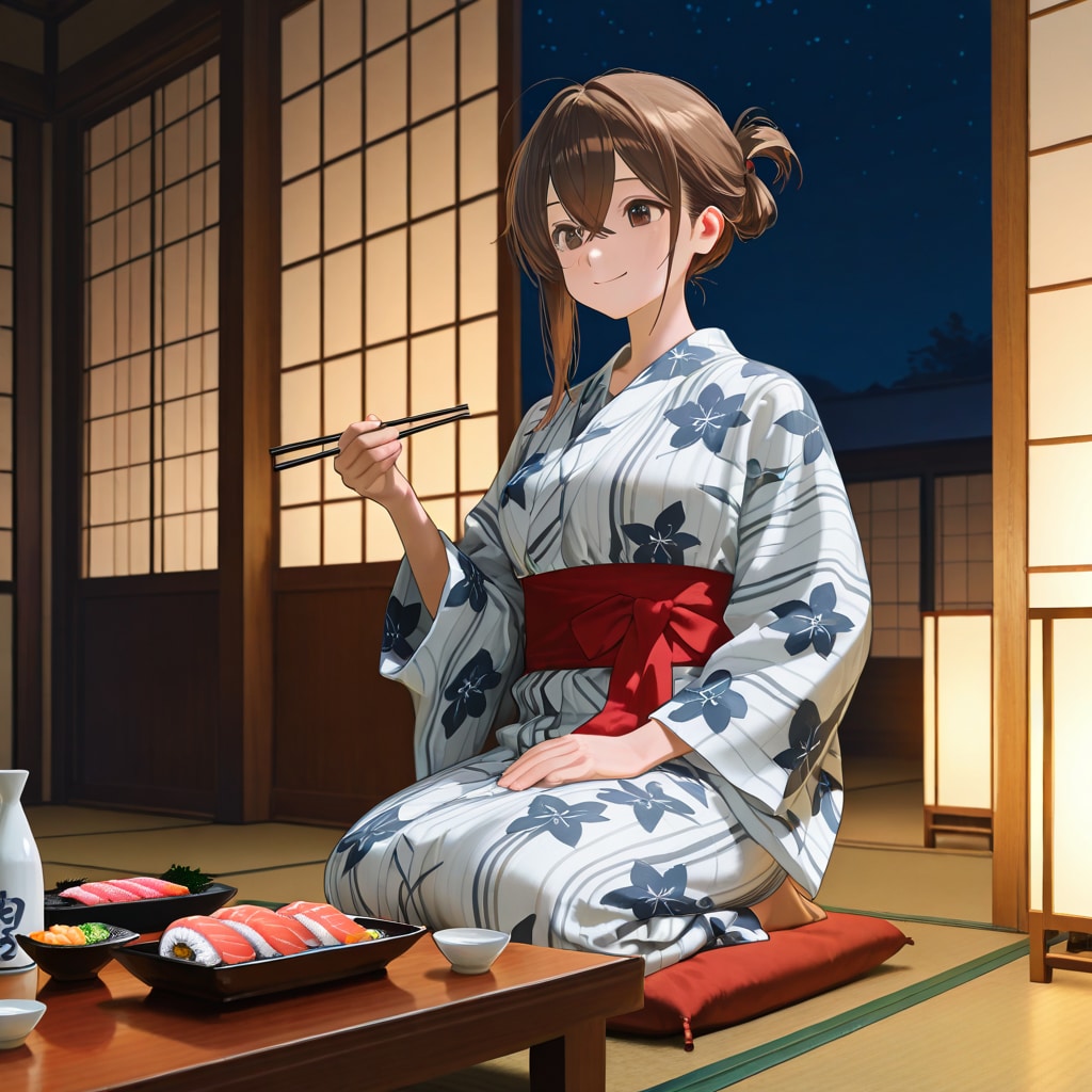 歩美 温泉旅行 (3) | の人気AIイラスト・グラビア