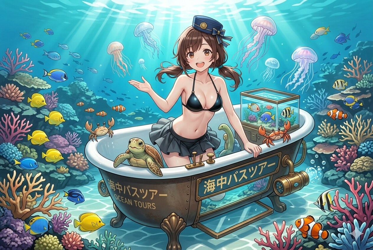 海中バスツアー
