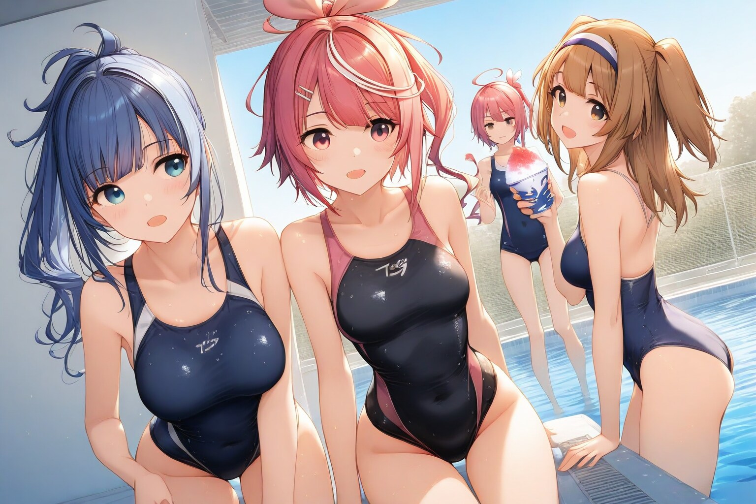 艦娘が着替えると、スクール水着がこうなる。