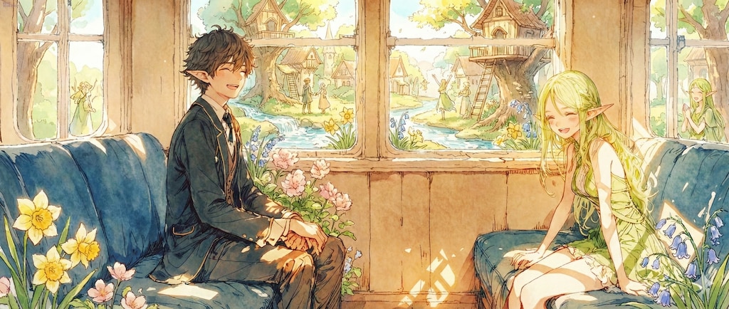 サンルームのエルフたち　3