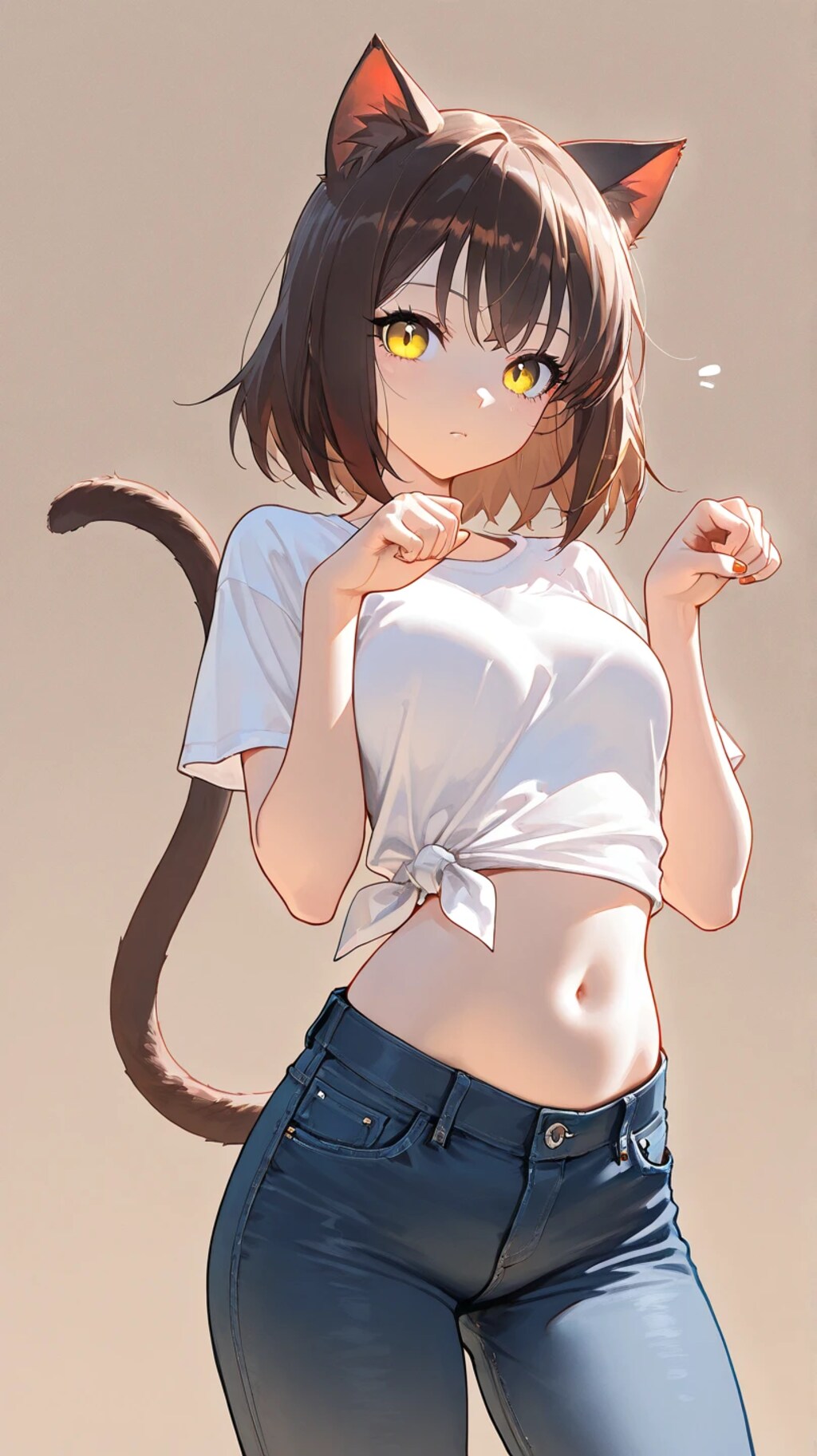 ニャンコポーズ