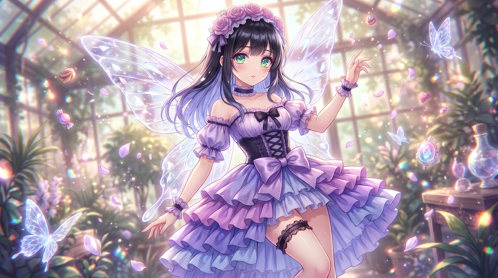 蝶影花舞