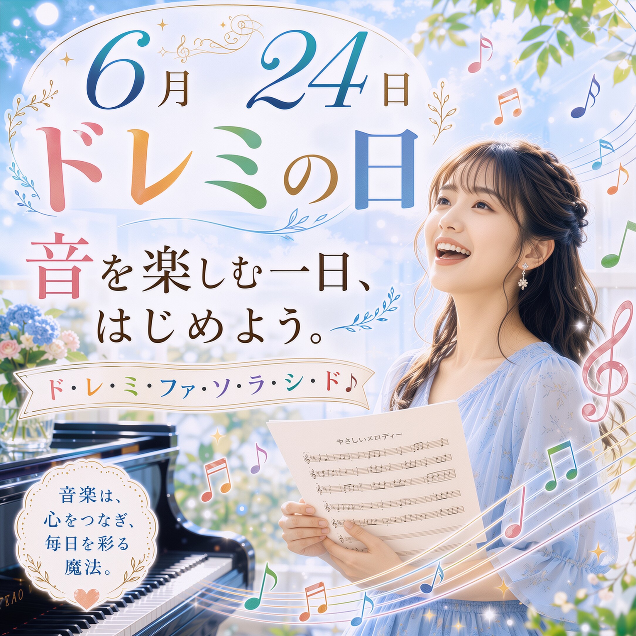 今日の１枚(6月24日)ドレミの日