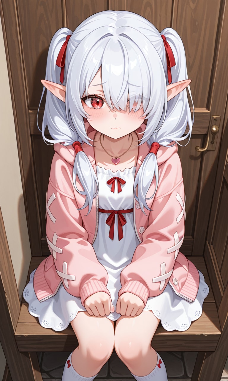 叱られて少し落ち込むシロネさん | の人気AIイラスト・グラビア