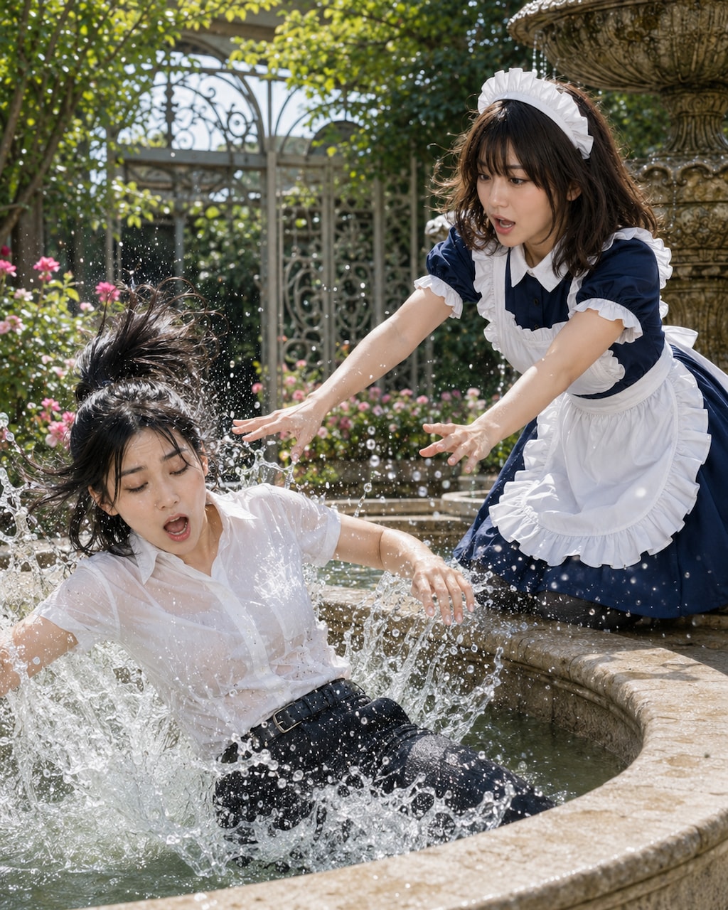水も滴る…