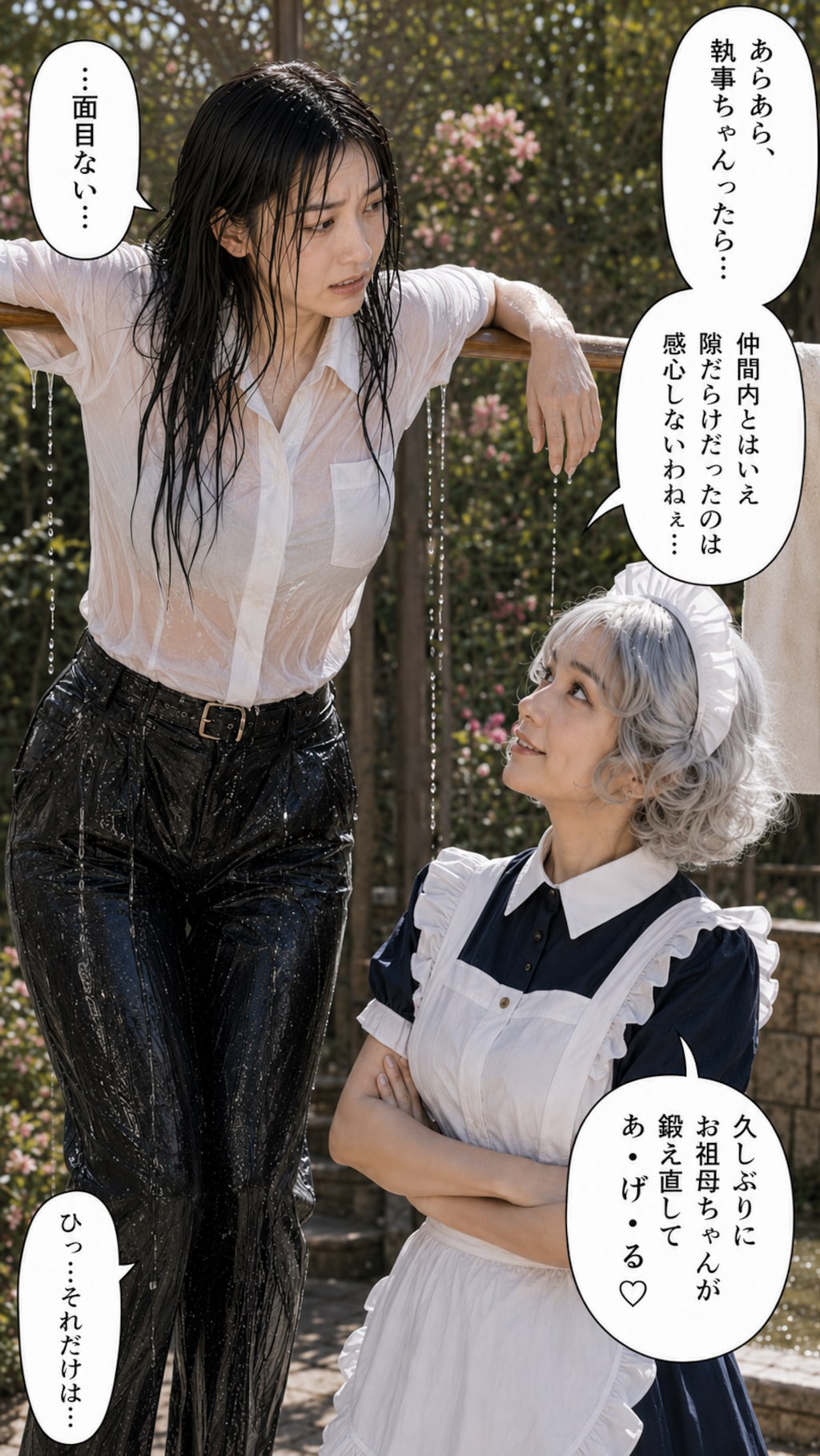 水も滴る…