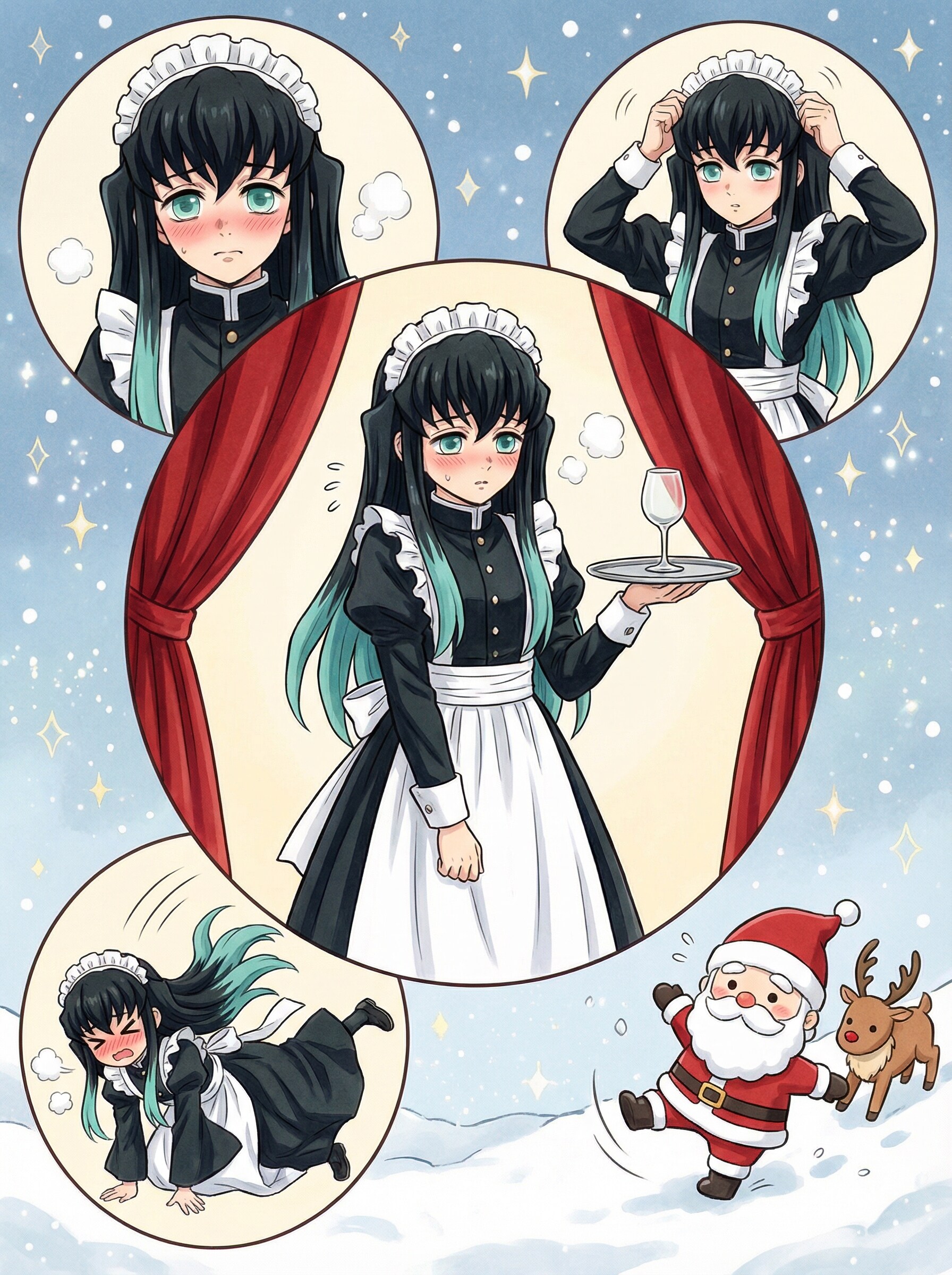 霞柱さんが季節給仕で得たものは・・・ | の人気AIイラスト・グラビア