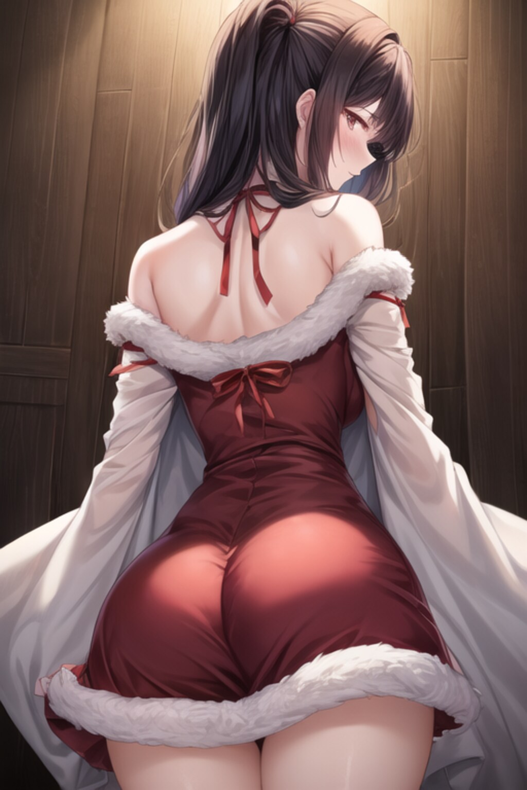 お尻(サンタ衣装)