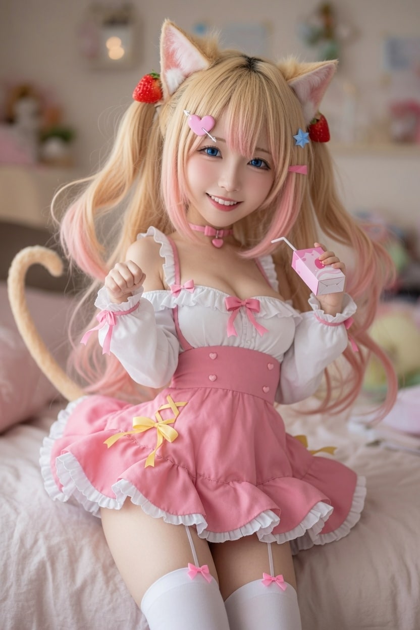 猫耳金髪メイド